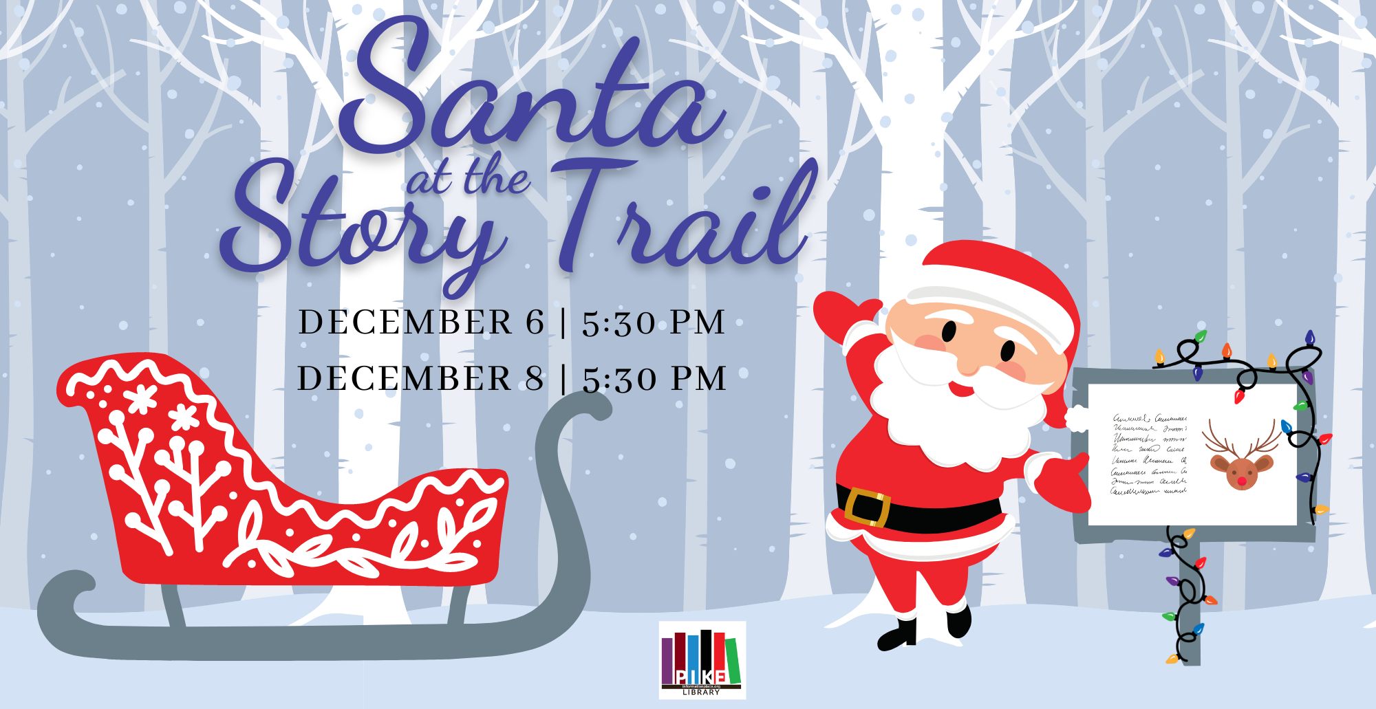 Santa at the Story Trail